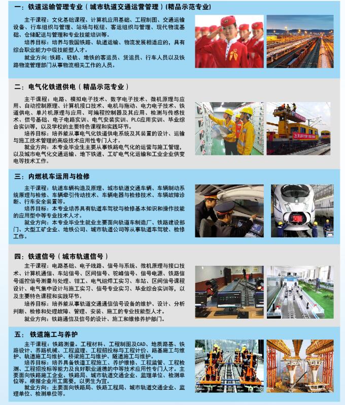 南昌现代交通学校招生专业