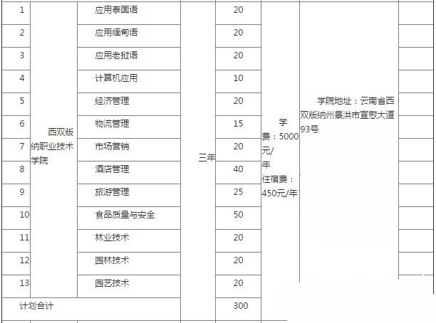 2017单招专业