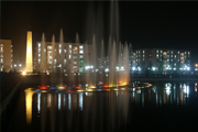 西南民族大学学校夜景