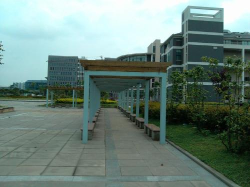 成都医学院校园一角环境